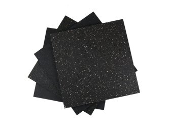 Gránulos negros pequeños 100% de 10MM con alfombrilla de goma EPDM para gimnasio