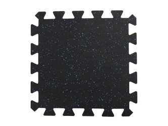 Alfombrilla de goma para suelo de gimnasio con motas de rompecabezas EPDM de 5MM