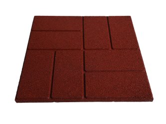 Gránulos pequeños de color teñido en la parte superior de 50mm, suelo de alfombrilla de goma para patio de juegos con gránulos grandes