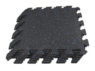 Alfombrilla de goma para suelo de gimnasio con motas de rompecabezas EPDM de 12MM