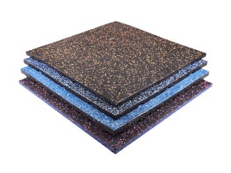 Laminación entrelazada de 30MM con alfombrilla de goma para gimnasio fleck