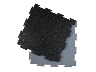 Gránulos pequeños de color teñido superior, suelo de alfombra de goma para juegos de rompecabezas de gránulos grandes inferiores